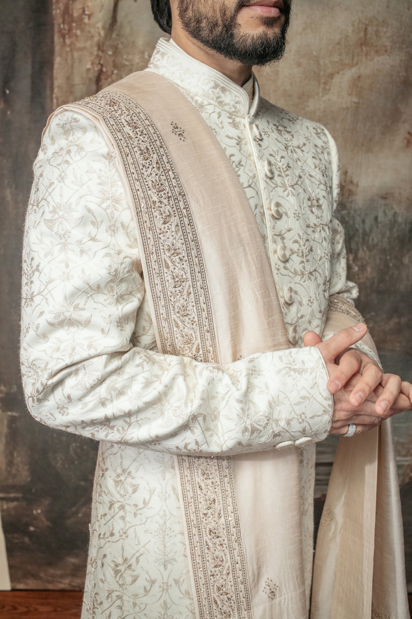 Pashmina Sherwani Set