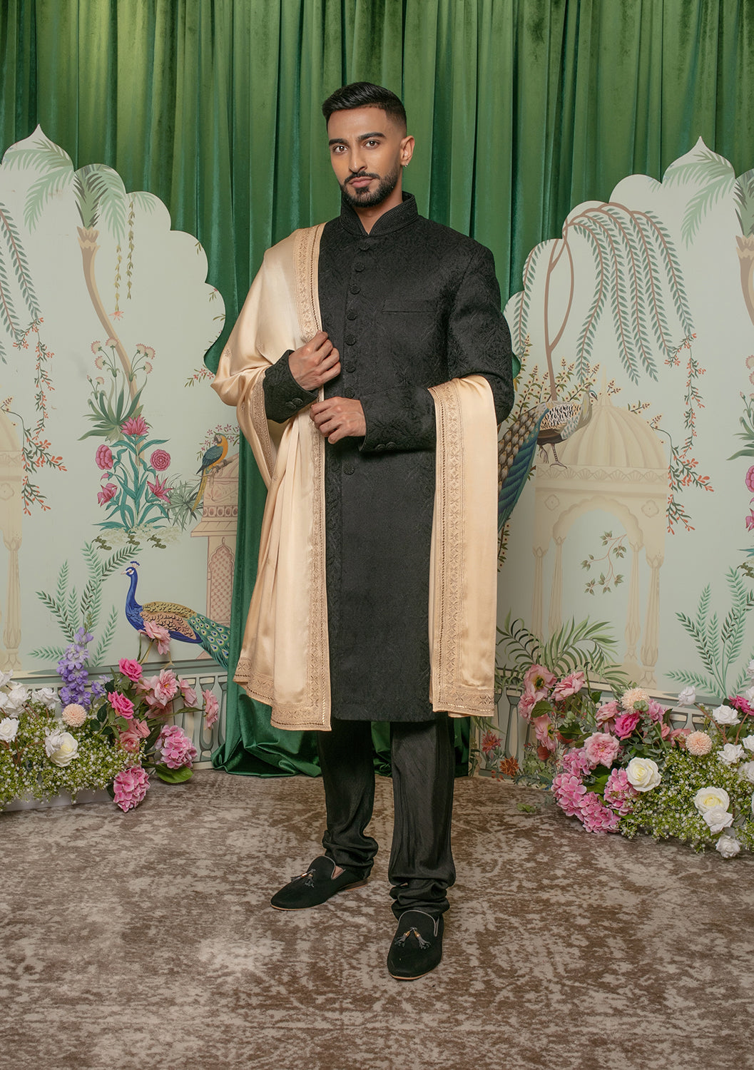 Pashmina Sherwani Set