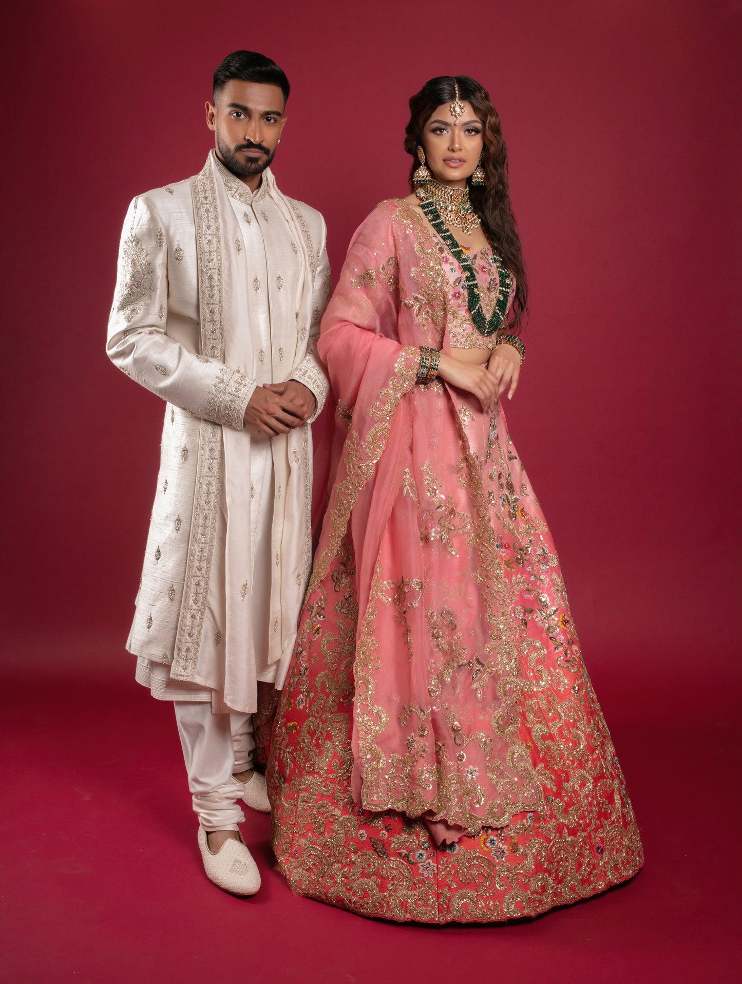 Pearl Zardosi Sherwani Set