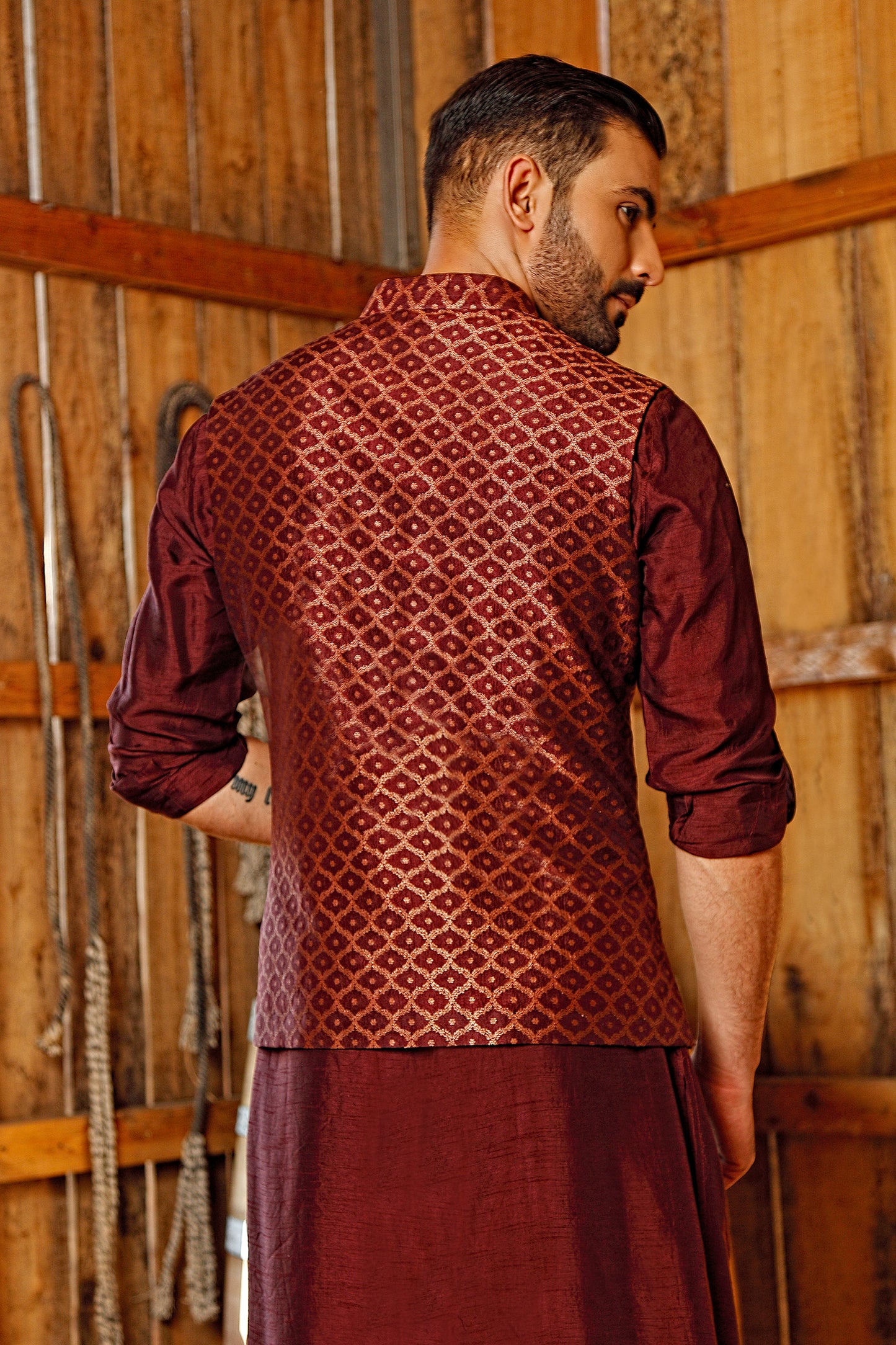 Silk Waistcoat Set