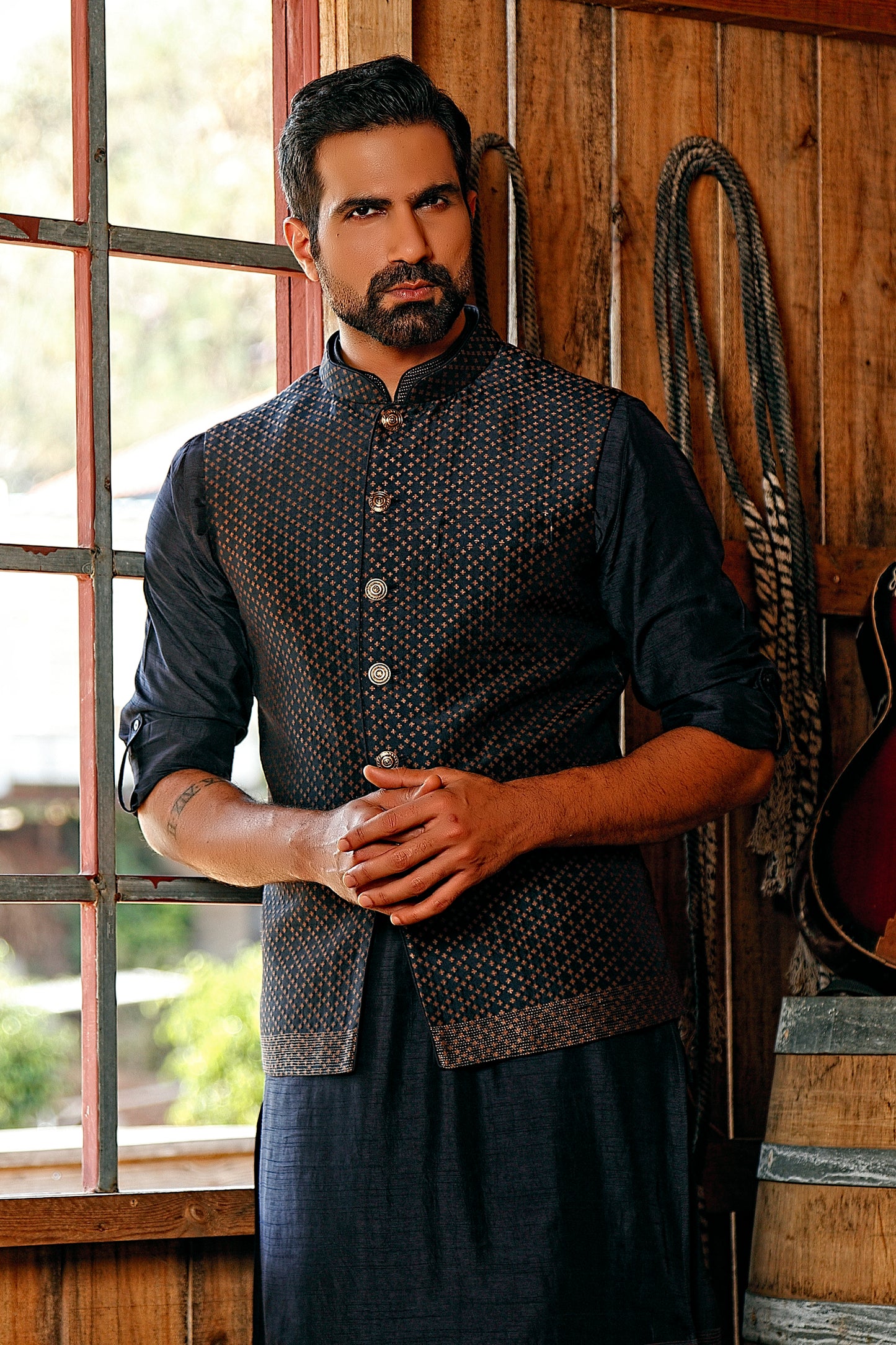 Silk Waistcoat Set