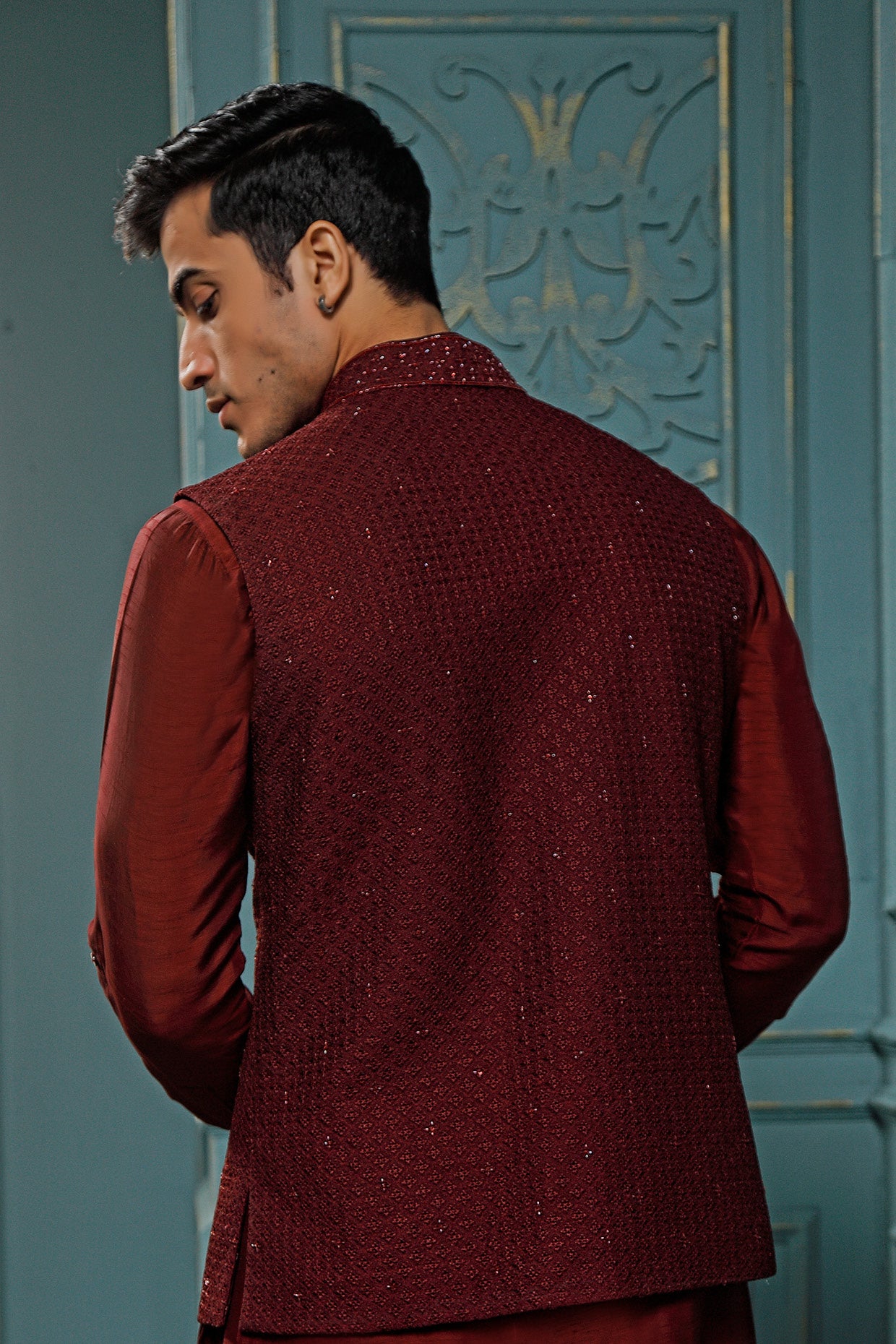 Silk Waistcoat Set
