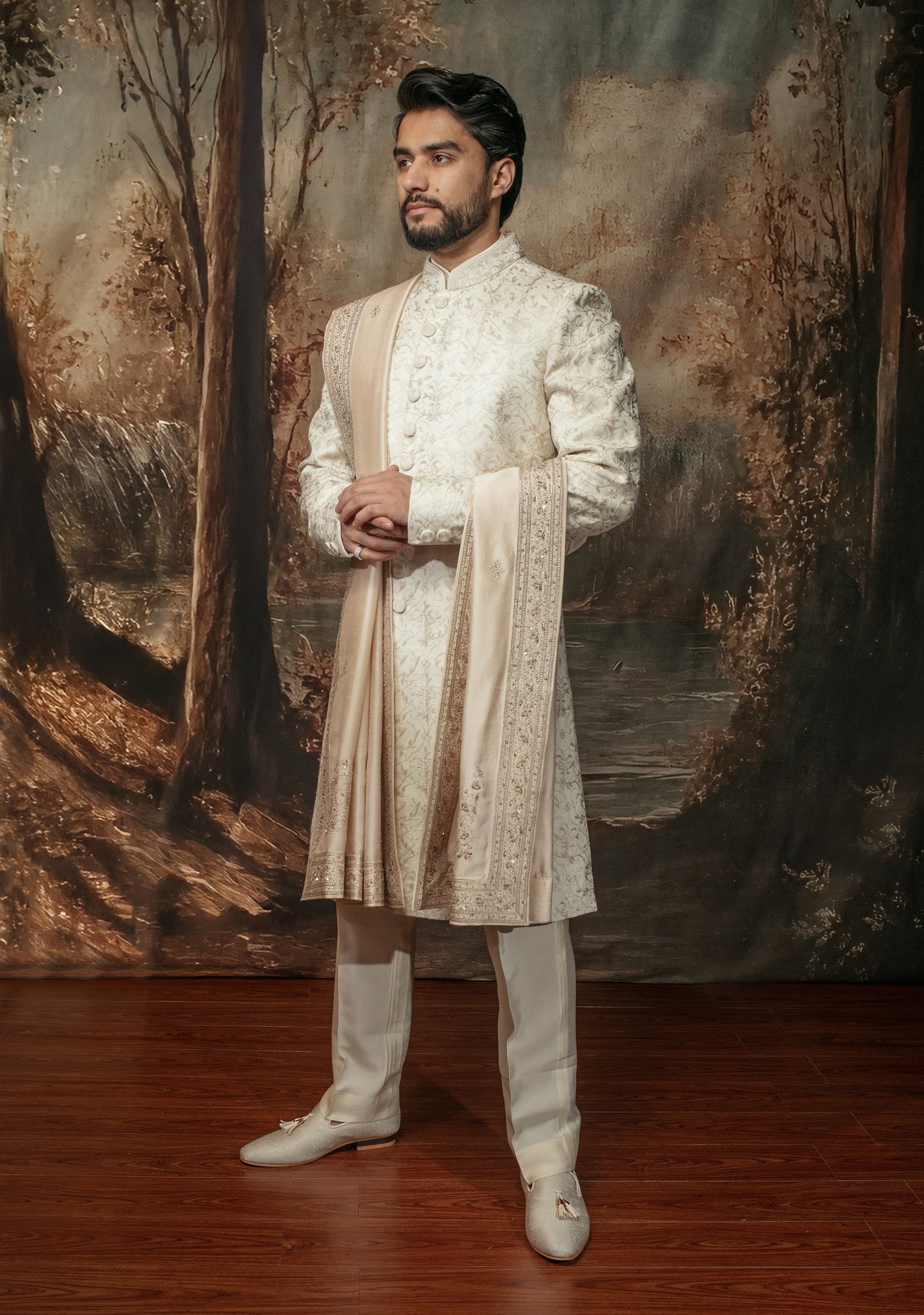 Pashmina Sherwani Set