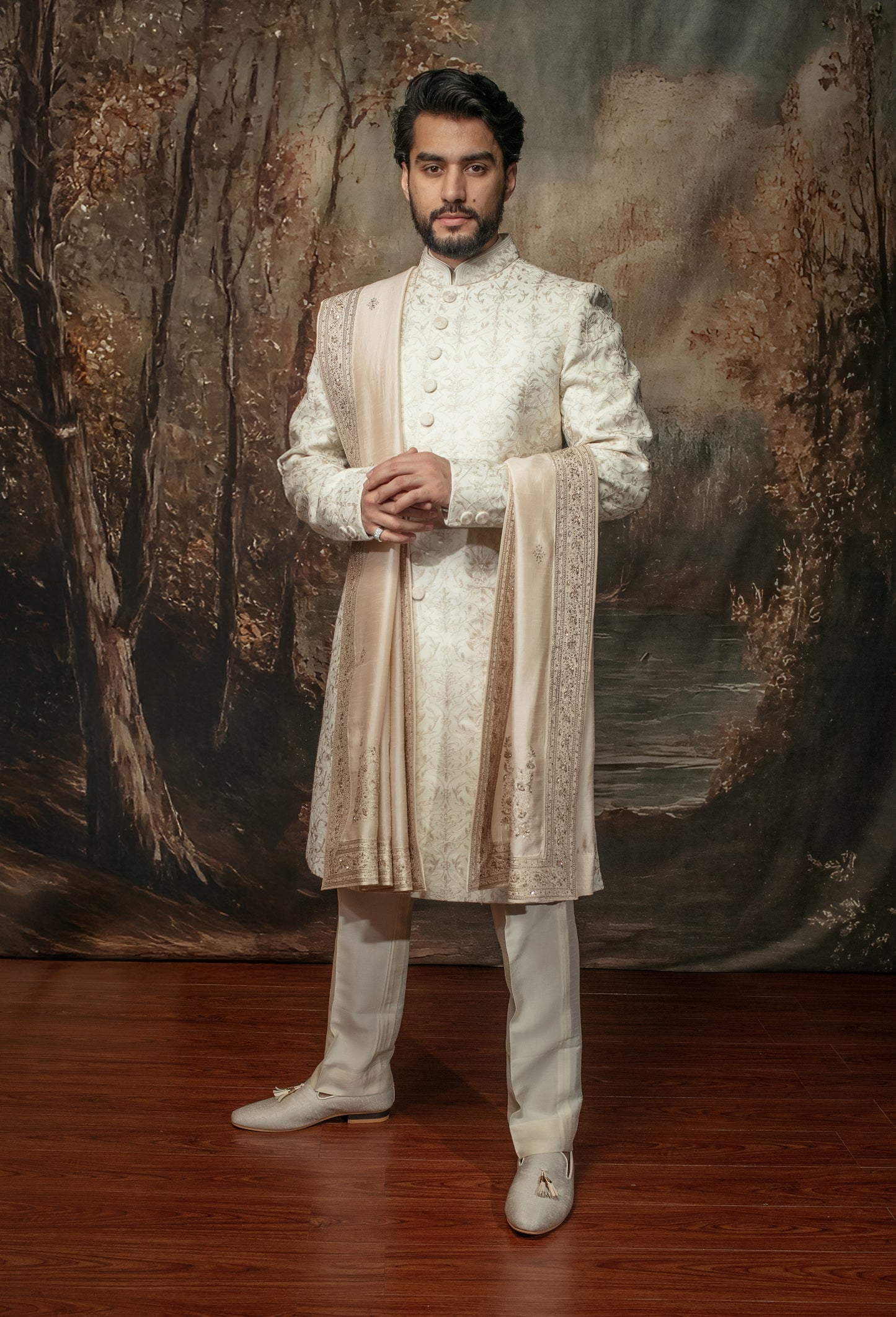 Pashmina Sherwani Set
