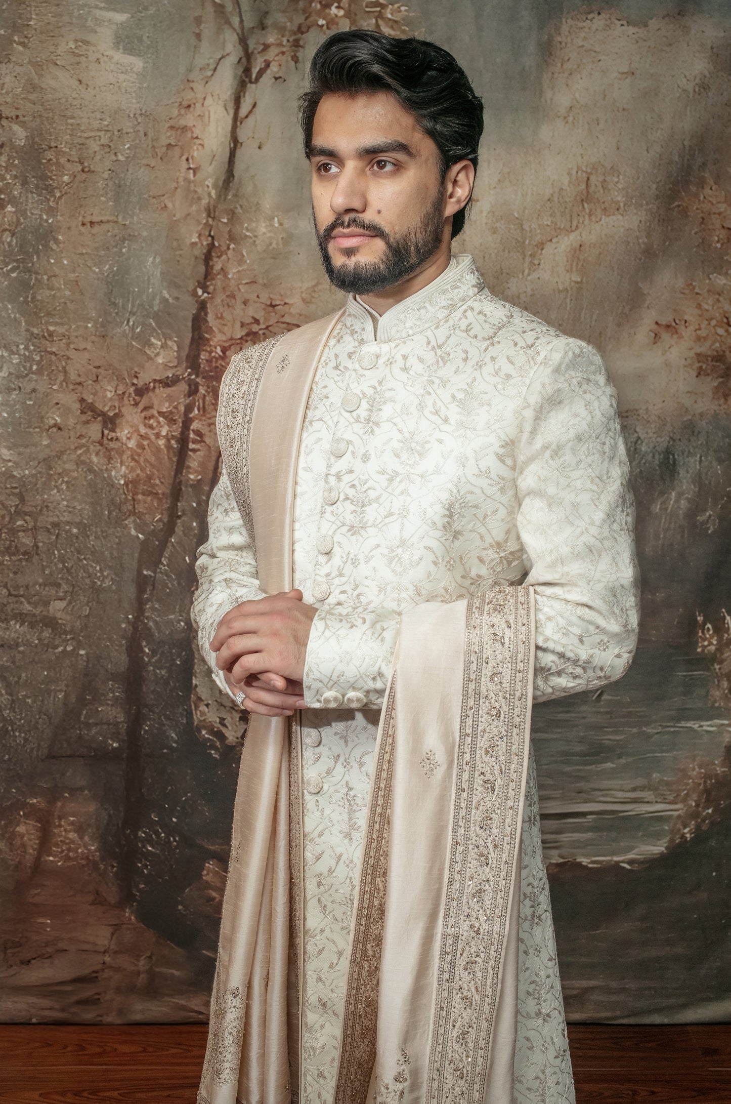 Pashmina Sherwani Set