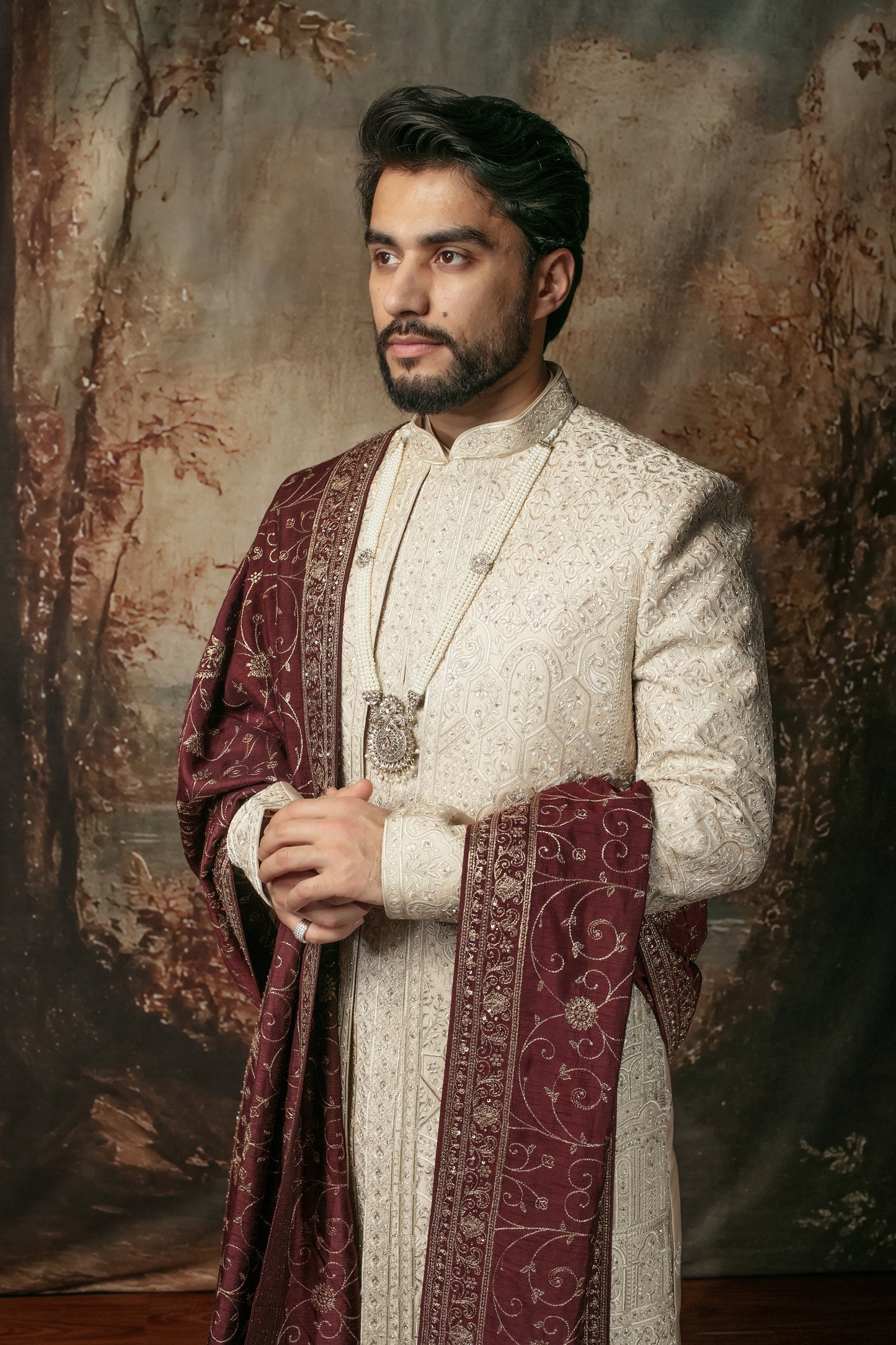 Luxury Sherwani Set w/ Belt