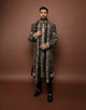 Black Embroidered Sherwani Set