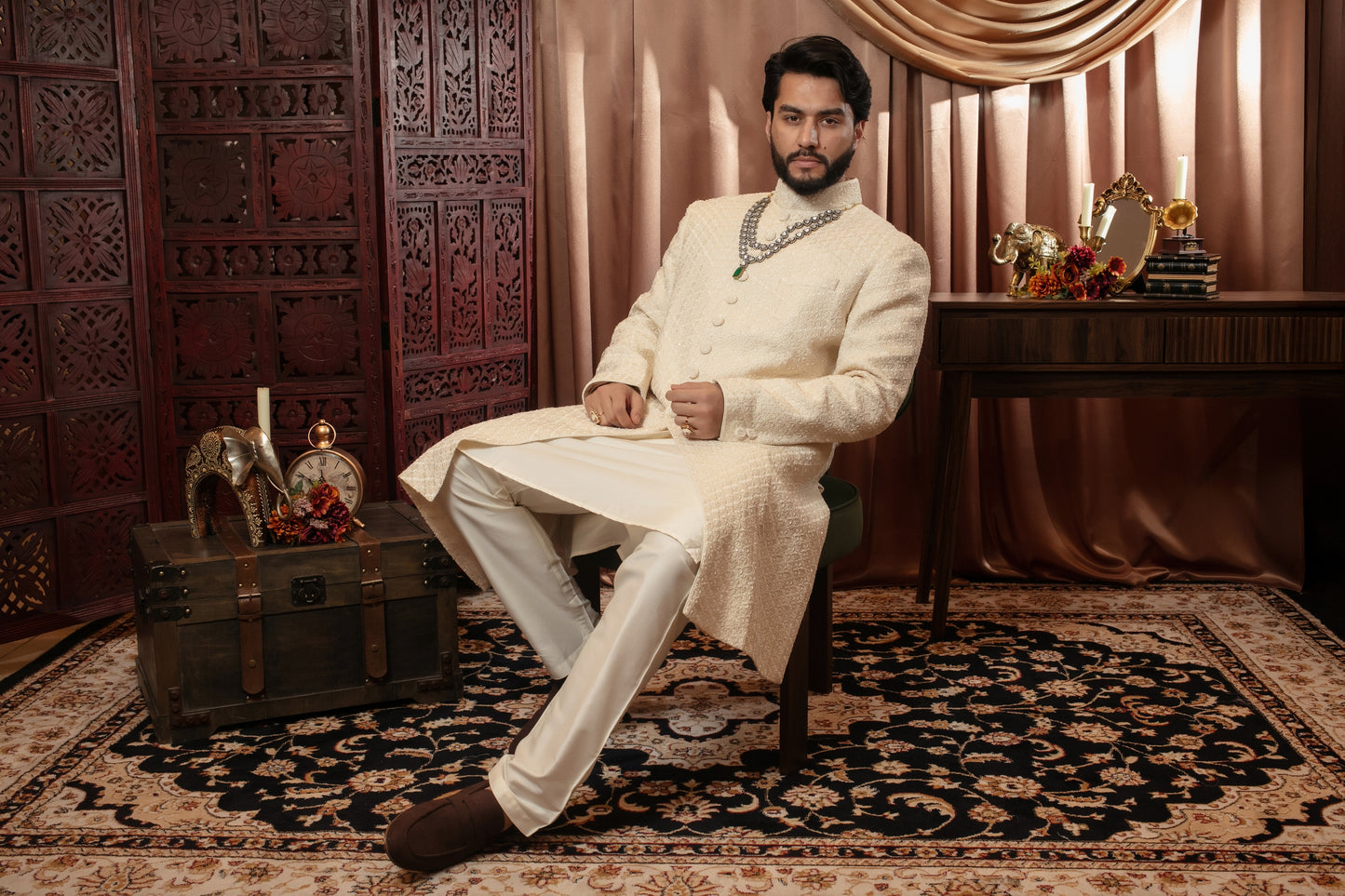 Embroidered Sherwani Set